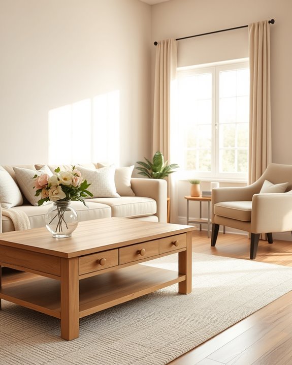cozy warm taupe decor