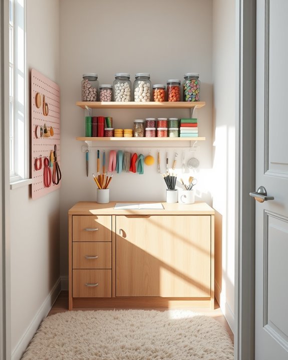 craft closet transformation tips