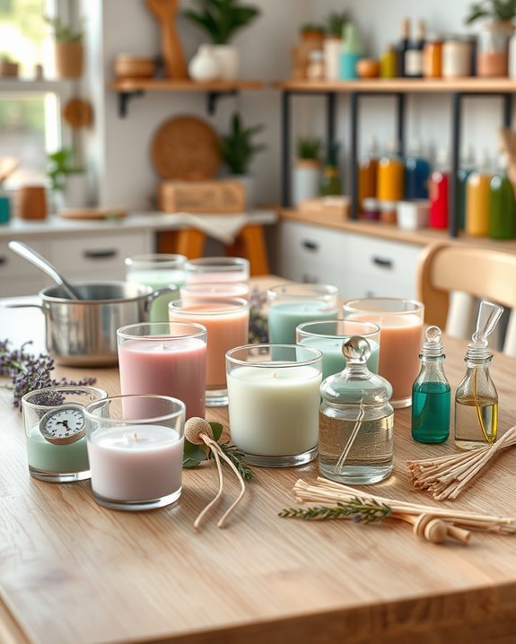 crafting personalized scented candles