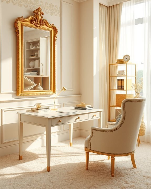 cream and gold elegance
