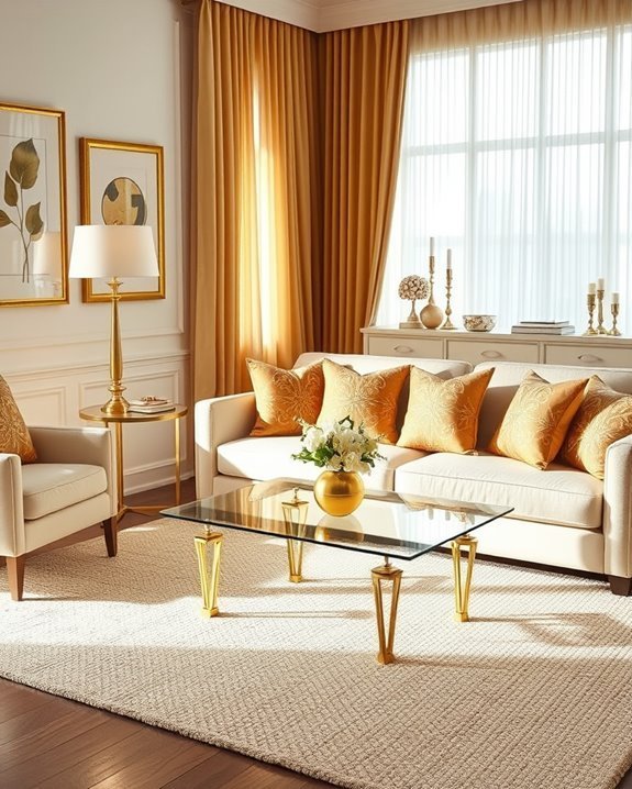 cream and gold elegance