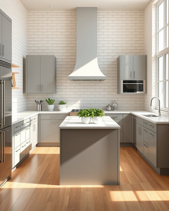 cream brick design versatility