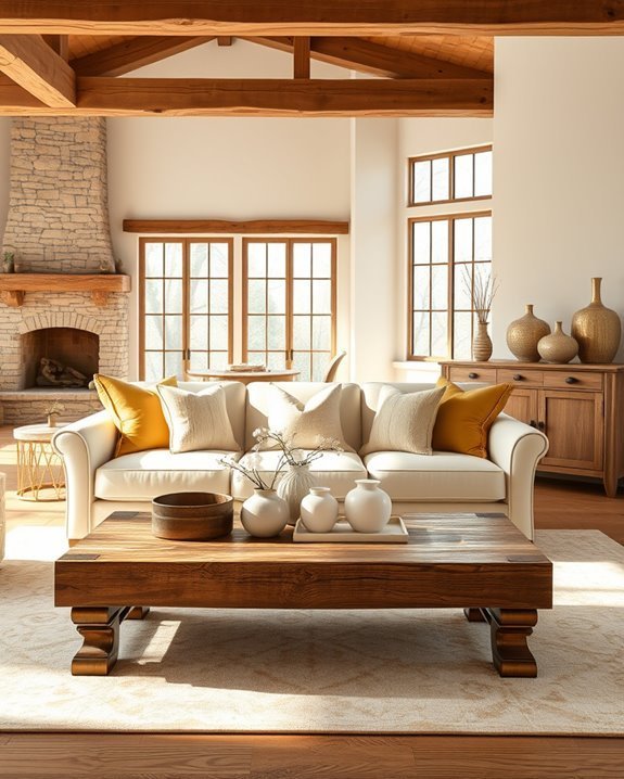 cream gold rustic elegance