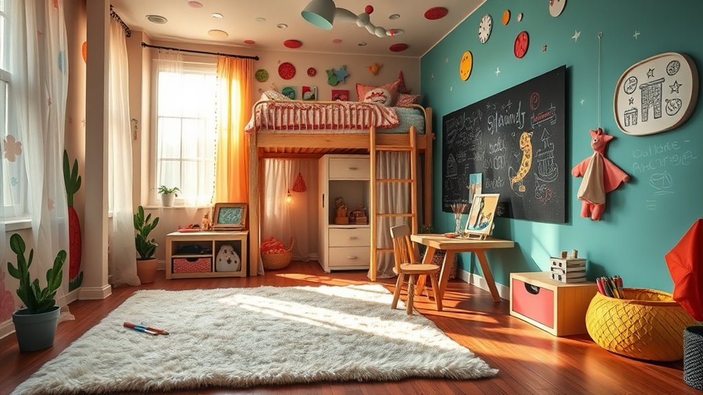 creative and comfortable kids bedrooms