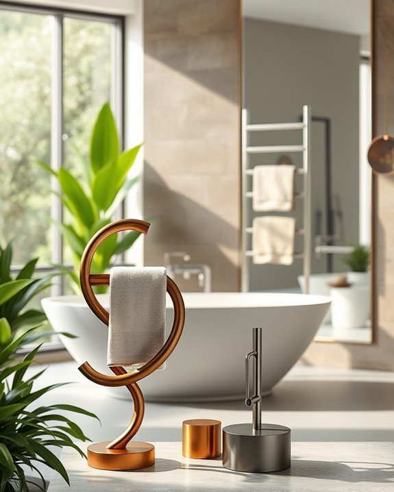 creative and unique towel displays