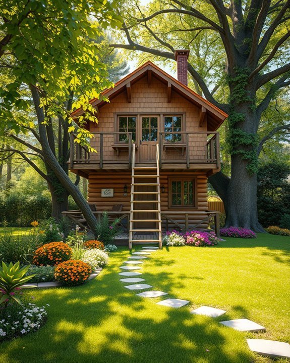 creative backyard escape built