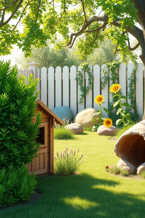 creative backyard hiding spots