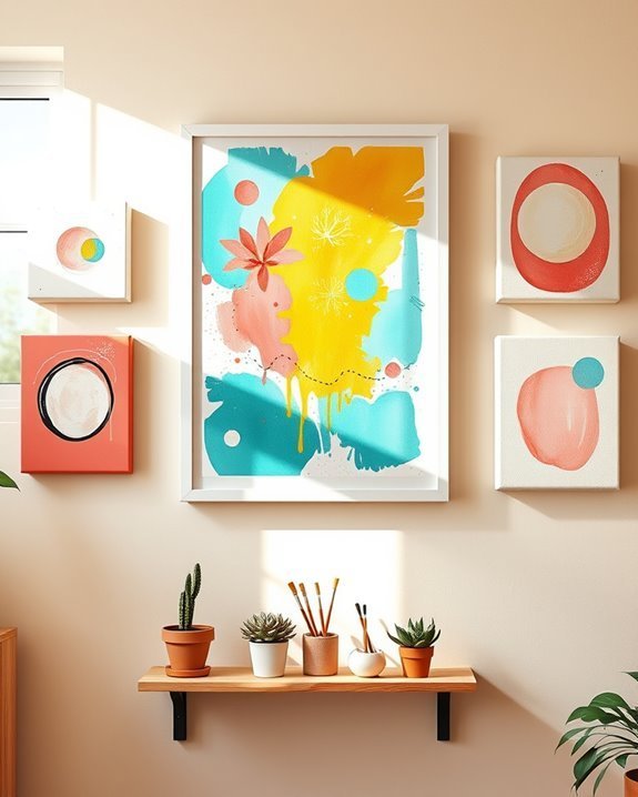 creative canvas art projects