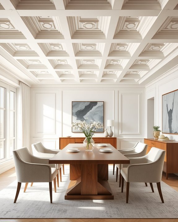 creative coffered ceiling designs