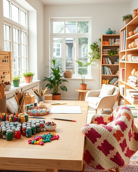 creative crafting and hobby spaces