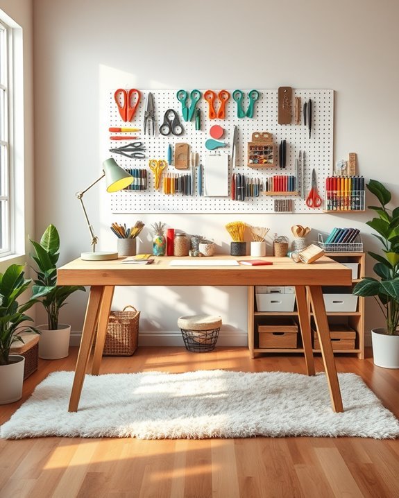 creative crafting workspace design