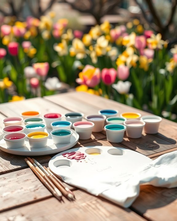 creative easter face painting