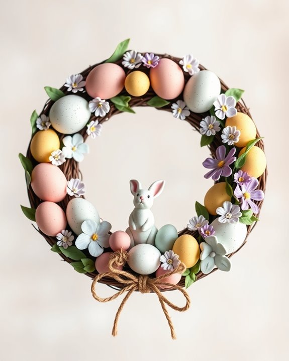 creative easter wreath design