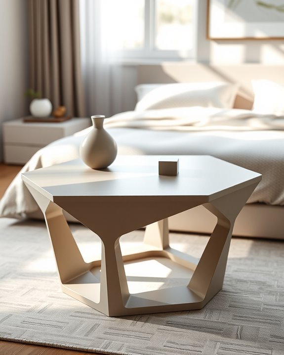 creative geometric table designs