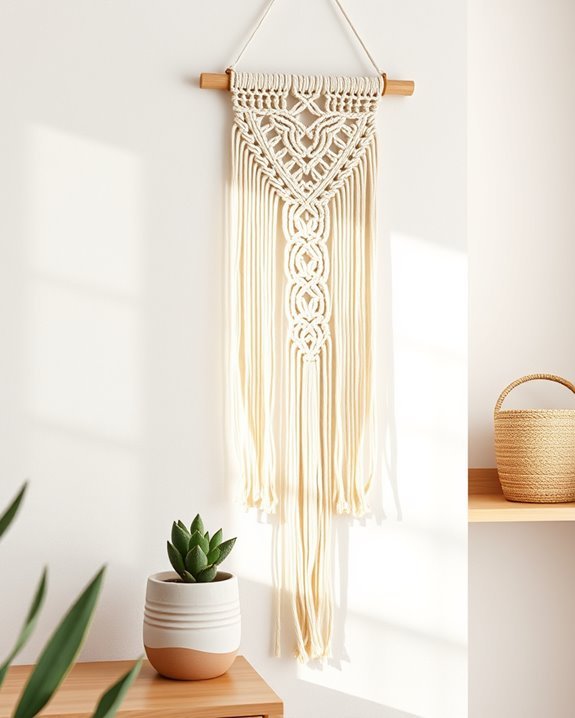 creative macram wall decor