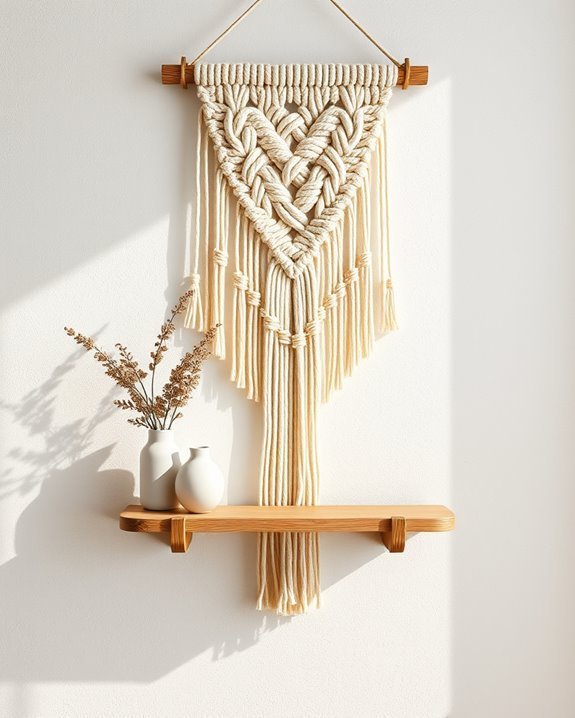 creative macram wall decor
