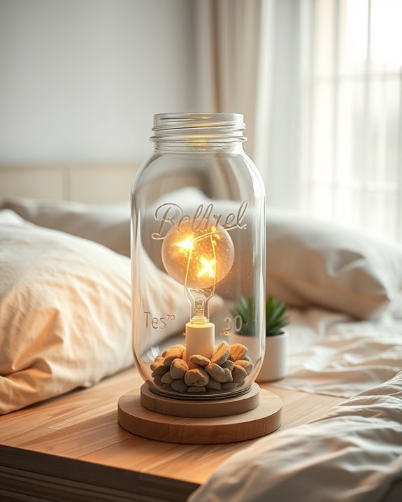 creative mason jar lighting