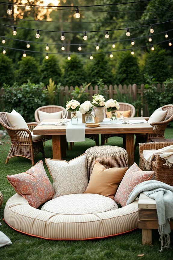 creative outdoor seating options