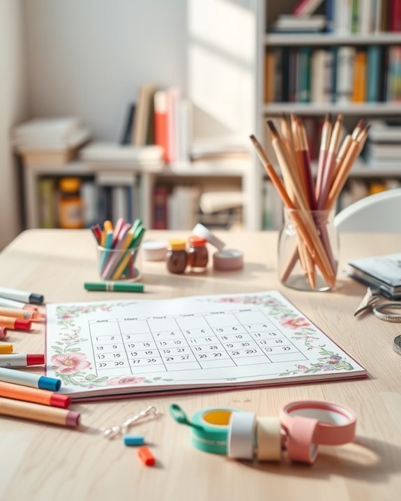 creative personalized calendar design