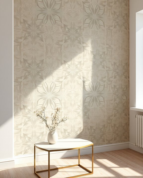 creative stenciled accent walls