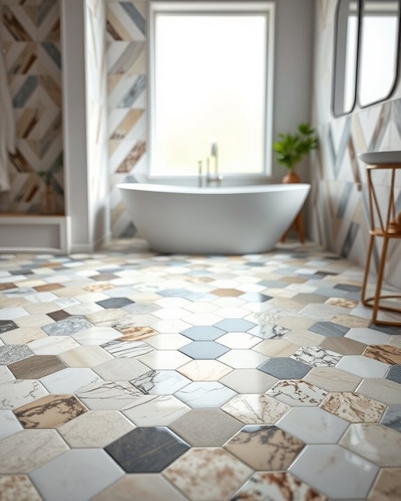 creative unique shape tiles