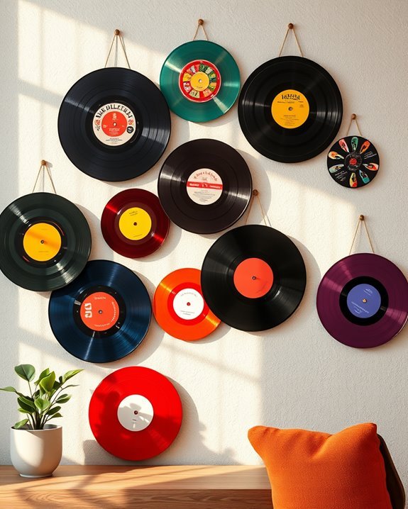 creative vinyl record art
