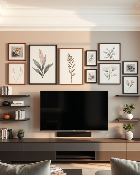 creative wall art displays