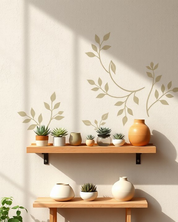 creative wall stencil art