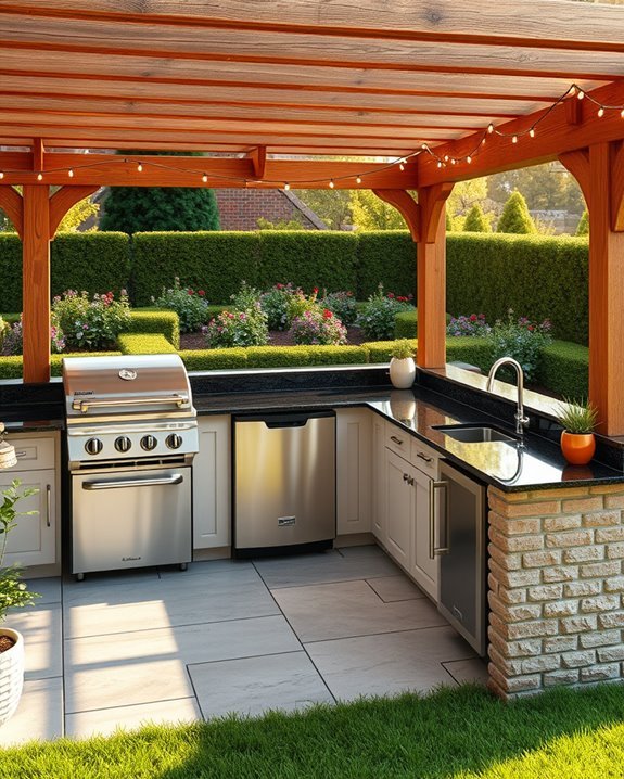 culinary paradise backyard setup