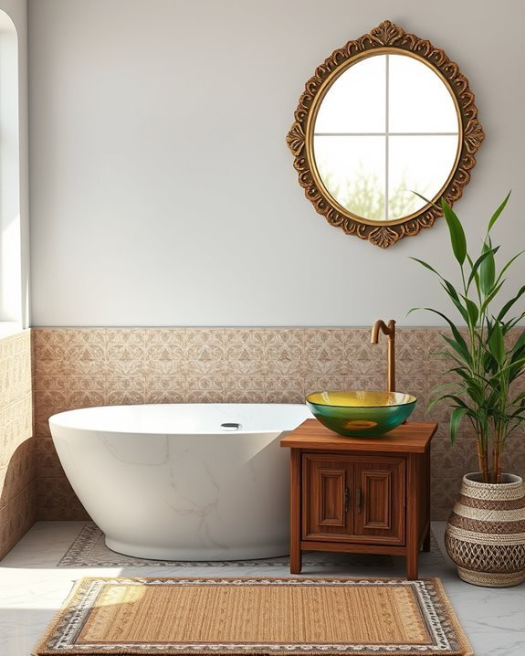 culturally inspired bathroom design