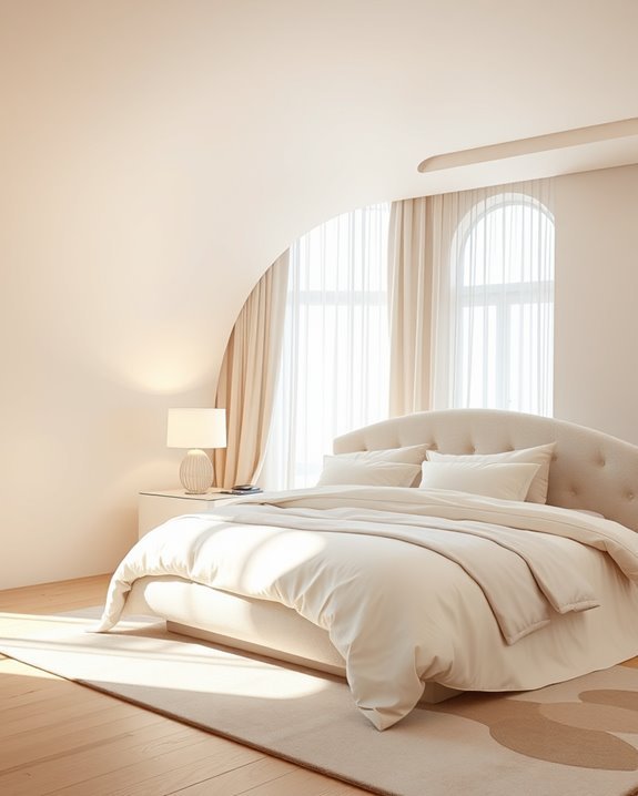 curved paint techniques enhance ambiance
