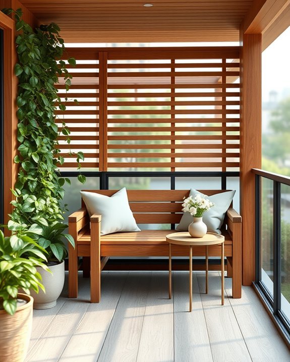 custom benches with storage