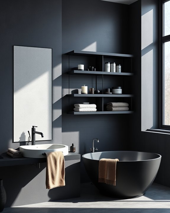 custom black shelving solutions