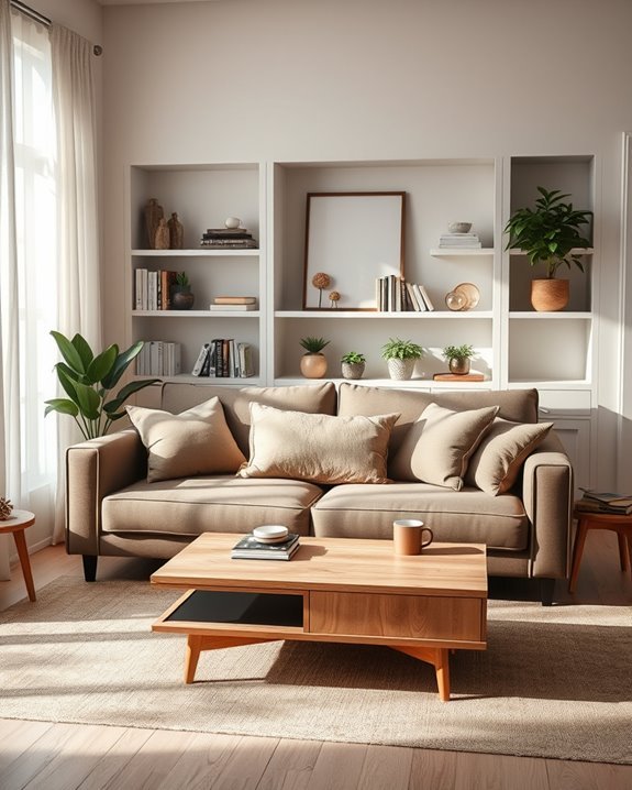 custom built ins enhance decor