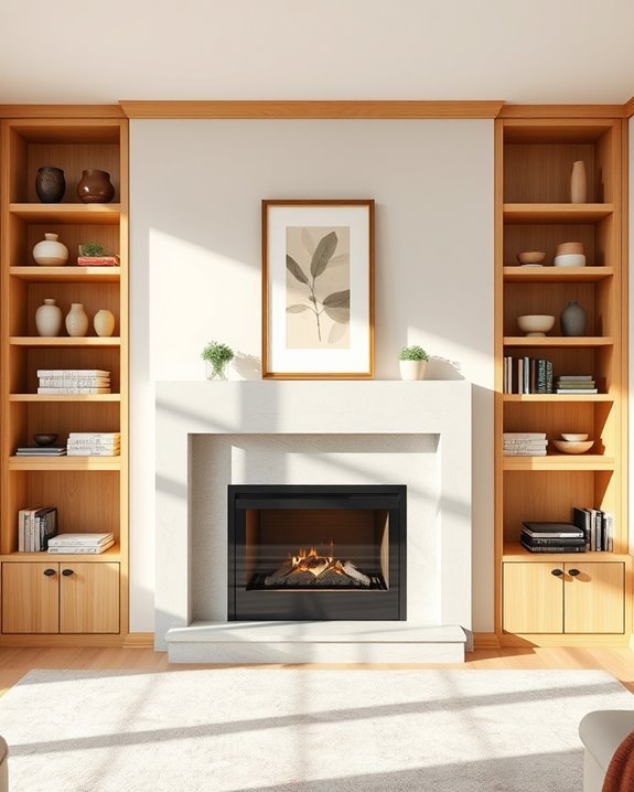 custom built ins for fireplaces