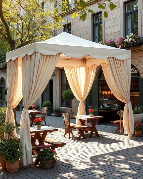 custom canopy tents enhance