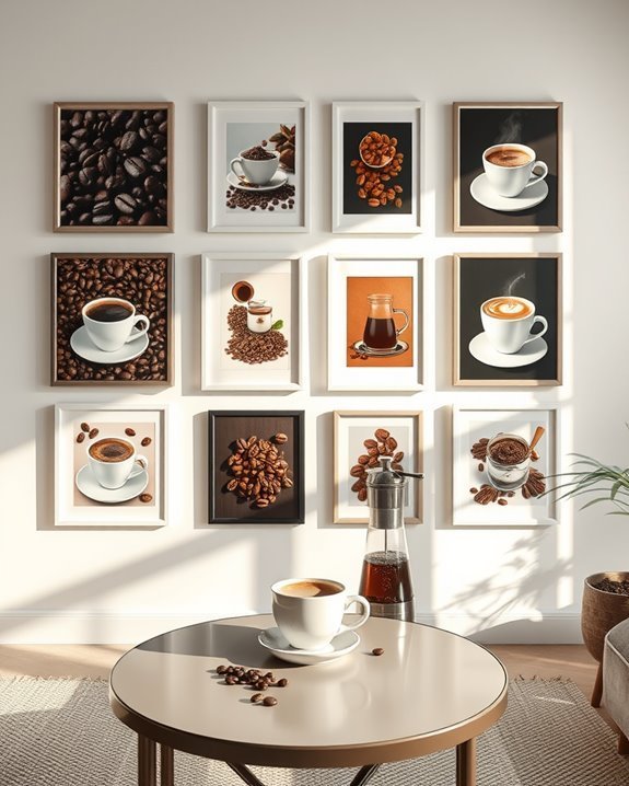 custom coffee themed portraits