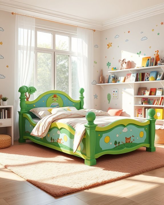 custom colorful beds for kids