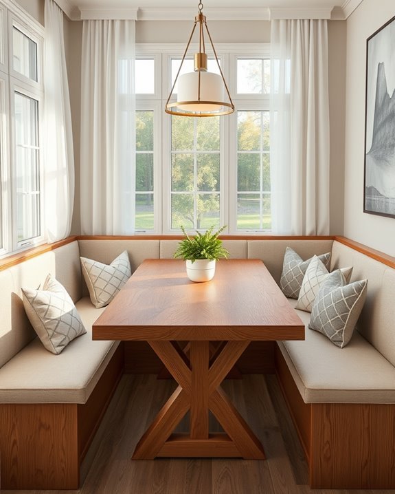 custom dining nook table