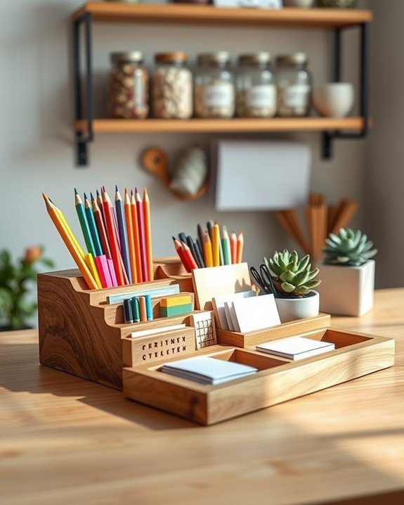 custom diy desk organizers