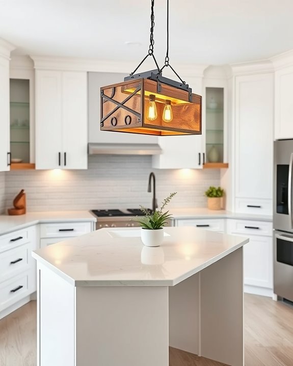 custom diy lighting fixture