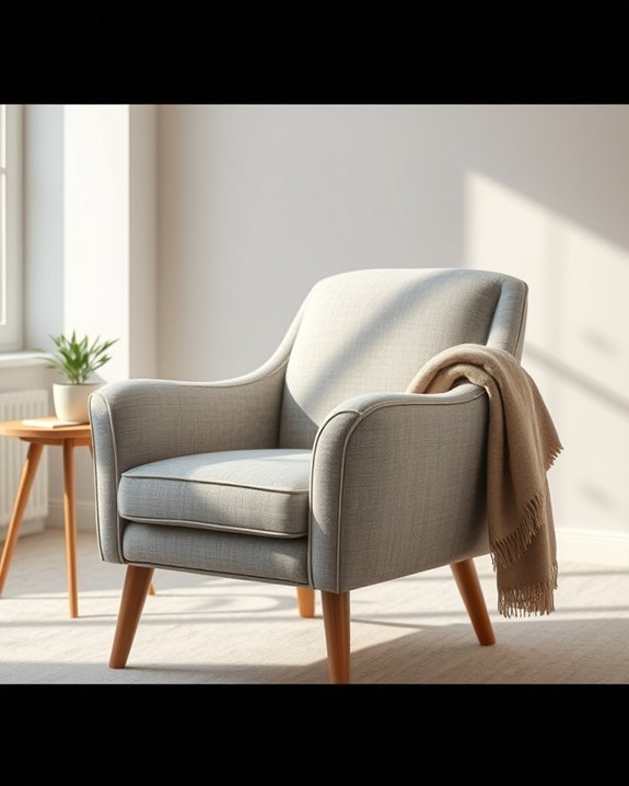 custom fabric chair makeover