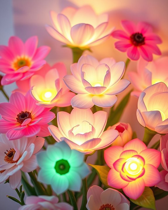 custom flower night lights