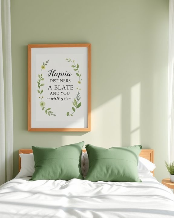 custom green quote prints