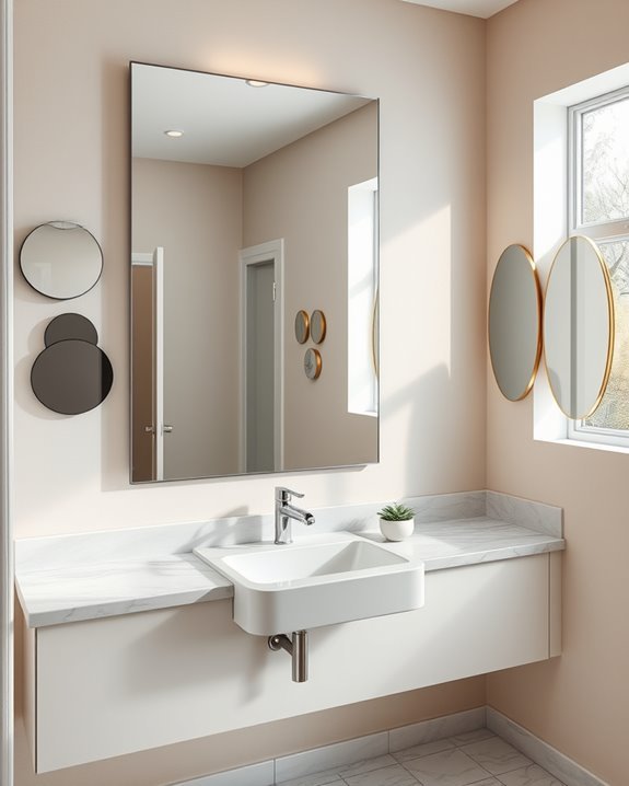 custom mirrors for unique spaces