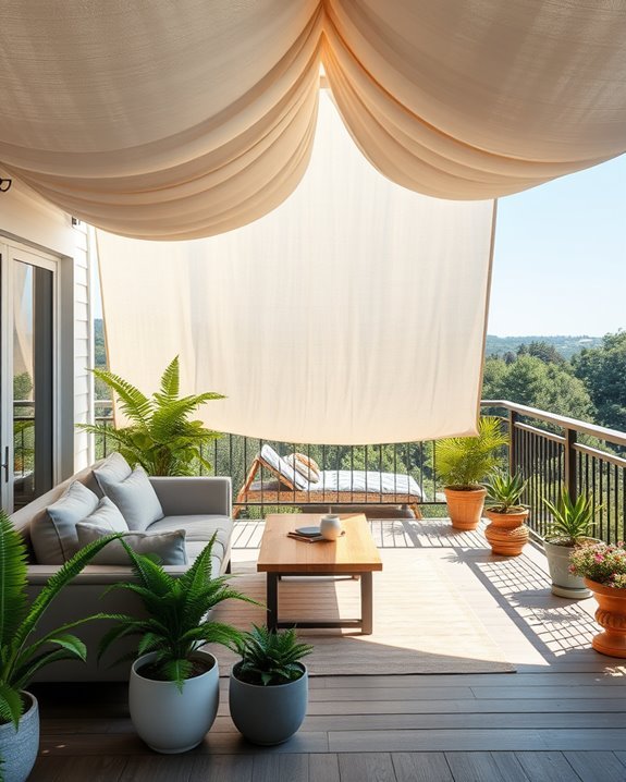 custom shade for balconies