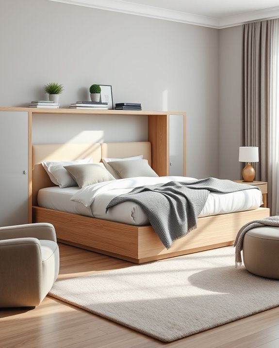 custom space saving box bed