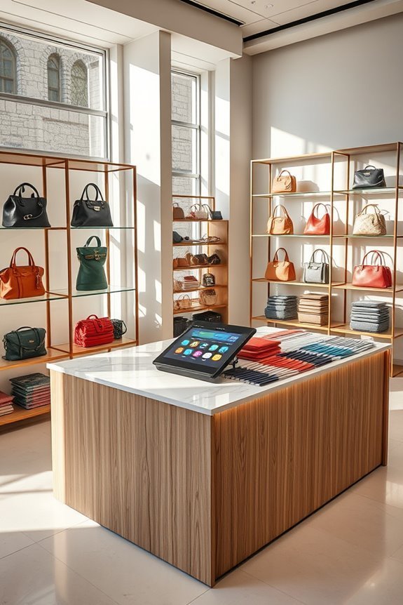 customizable bag design stations