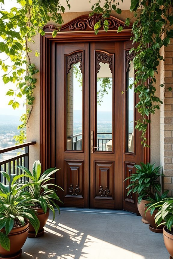 customizable balcony door designs