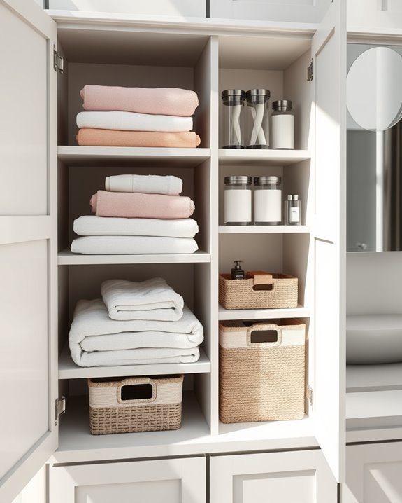 customizable bathroom storage solutions